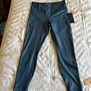 90 Deg Reflex Green Shine Leggings Large NWT